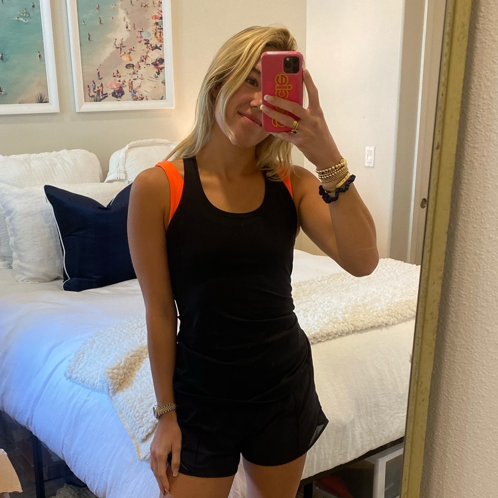 Lululemon Cool Racerback Black Tank